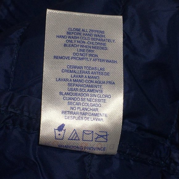 Rokka&Rolla Women's L 12-14 Navy Blue Lightweight Packable Down Puffer Jacket - Picture 14 of 15